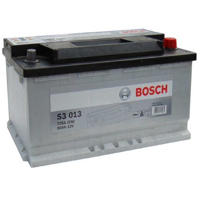Bosch S3 akkumulátor, 12V 90Ah 720A, J+ EU, 0092S30130, magas